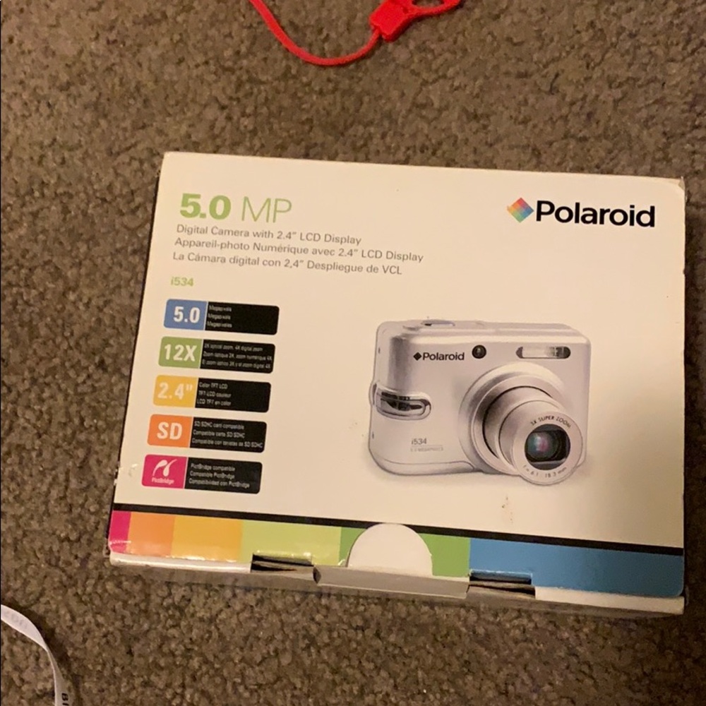 small polaroid camera